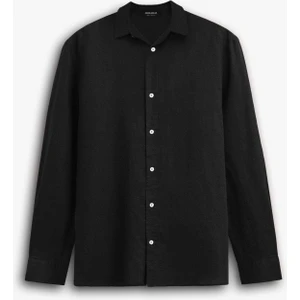 Abluka Online Oversize Basic Rahat Gömlek Siyah