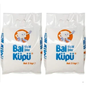 Bal Küpü Balküpü Kristal Toz Şeker 3 kg 2 Adet
