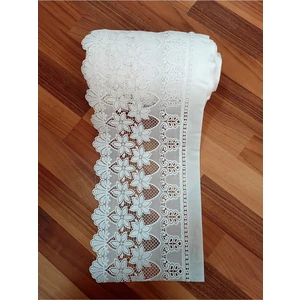 Pvc Dantel Raf Dolap ve Çekmece Örtüsü / Ebat: 23 cm x 5 mt - Beyaz
