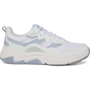 1981-TIONA Anatomik Tabanlı Erkek Günlük Sneakers Ayakkabı NKT01981-BEYAZ Mavi-38