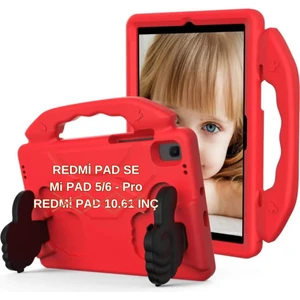 Xiaomi Redmi Pad SE / Mi Pad 5 / Mi Pad 6 / Pro Kılıf Tutmalı Standlı Silikon Case