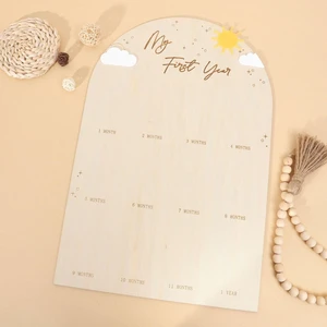 Marwin Craft Ilk Yılım Güneş Temalı Fotoğraf Panosu ,1 Yaş Doğum Günü Dekoru, 12 Aylık Anı Fotoğraf Çerçevesi