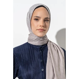 Kadın Geometrik Desen Jakarlı Şal