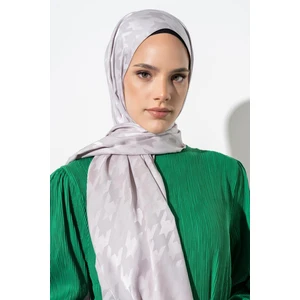 Kadın Tesettür Jakarlı Büyük Desen Kazayağı Şal