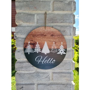 Özel Tasarım Baskılı Kapı Duvar Süsü Hediyelik 25 cm