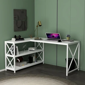 Flexy L Çalışma Masası Beyaz
