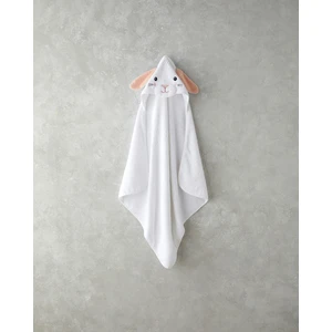 English Home Rabbit Pamuklu Bebe Havlu 75X75 cm Beyaz