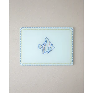 English Home Jolly Sea Cam Kesme Tahtası 25X35 cm Mavi-Beyaz