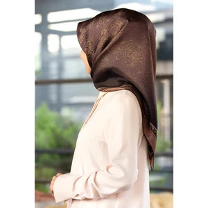 Twill İpek Eşarp Vizon 0005
