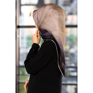 Twill İpek Eşarp Krem 0003