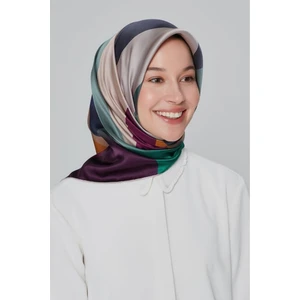 Özel Nostalji Serisi Twill Ipek Eşarp Modelleri 8424D-82