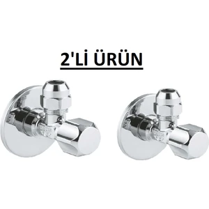 Ara Musluk (1/2 Giriş, 3/8 Çıkışlı) - 2'li Paket