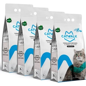 Catwalk Marsilya Sabun Kokulu İnce Taneli Kedi Kumu 4 x 5 Lt