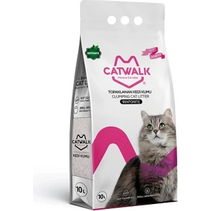 Catwalk Bebek Pudralı İnce Taneli Kedi Kumu 10 Lt