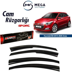 Mega Oto Market [brand] Hyundai I20 2015-2020 Arası Mugen Tip Cam Rüzgarlık Sunplex