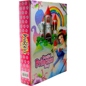 Prenses Figürlü Lastikli Öğrenci Kutu Klasör 2077