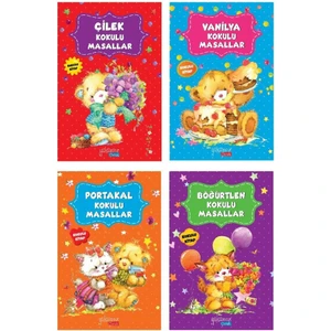 Çilek Kokulu Masallar - Vanilya Kokulu Masallar - Portakal Kokulu Masallar - Böğürtlen Kokulu Masallar 4 Kitap