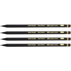 Black Edition 2,5b Sınav Kalemi Kurşun Kalem 4 Adet