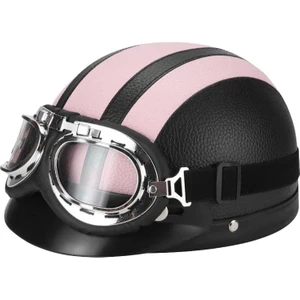 Mdsj Harley Retro Binicilik Abs Yarım Kask (Yurt Dışından)