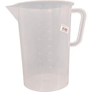 Plastik Kulplu Beher Ölçü Kabı 5000 ml