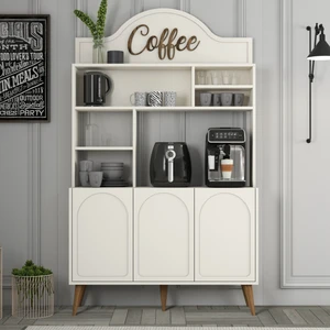 Variant Mobilya Variant Lyon Kahve Köşesi 120CM - Krem / Ceviz
