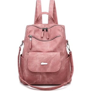 Love Home Backpack Sırt Çantası Kadın Kore Versiyonu Büyük Kapasiteli Bayan Sırt Çantası Omuz Çantası (Yurt Dışından)
