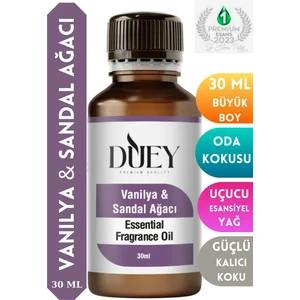 Vanilya&sandal Uçucu 30 ml Buhurdanlık Yağı Difüzör Esansı Oda Kokusu Hava Nemlendirici