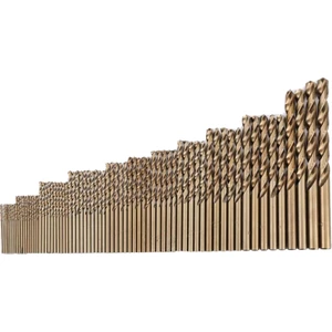 74 Adet Hss-Co 1-8mm Yüksek Hız Çeliği M35 40-133MM Uzunluk Ahşap Metal Delme Yüksek Hız Çeliği M35 Kobalt Büküm Matkap Ucu (Yurt Dışından)