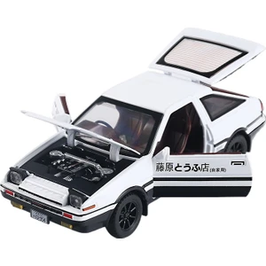 1/32 Ilk D AE86 Oyuncak Araba Döküm Toyota Minyatür Model Çekme Yankı Işık Kapı Açılır Eğitim Koleksiyonu (Yurt Dışından)