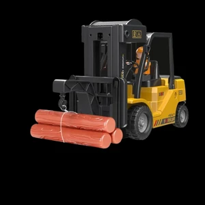 Uzaktan Kumandalı Kamyon Alaşım 2.4g 11 Kanal Uzaktan Kumandalı Forklift ve Vinç Combo 2 In 1 Uzaktan Kumandalı Vinç Forklift Oyuncak (Yurt Dışından)