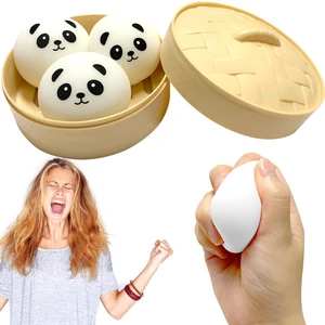 3pcs Buğulanmış Ayı Fidget Oyuncakları, Bambu Vapur ile Duyusal Oyuncaklar Anksiyete Giderici Öğeler Mochi, Simülasyon Stres Topları Stres Giderici Hediyeler1 (Yurt Dışından)