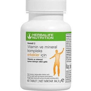 Formül 2 Vitamin & Mineral Kompleks Erkekler İçin