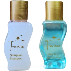 Tek Kullanımlık Otel Buklet 25 Adet Şampuan S Şişe 25 Adet Duş Jeli S Şişe Set 35 ml