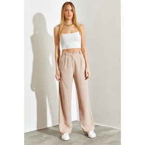 Kadın Yüksek Bel Bol Paça Pantolon