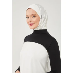 Melodi Scarf Kadın Tesettür Balıkçı Yakalı Boyunluklu Kolluk