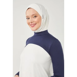 Melodi Scarf Kadın Tesettür Balıkçı Yakalı Boyunluklu Kolluk
