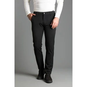 Zeki Özer Erkek Siyah Kanvas Keten Pantolon