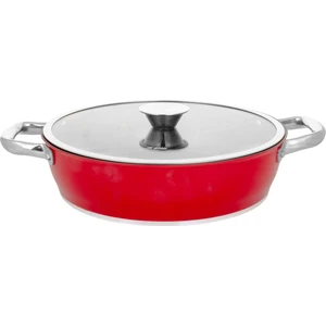Trendy Induction Prestige 26 cm Basık Tencere Kırmızı