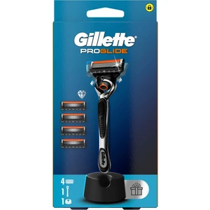 Proglide Tıraş Makinesi ve Yedek Bıçağı 4'lü + Tıraş Bıçağı Standı