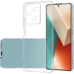Xiaomi Poco M6 Pro Kılıf Kamera Korumalı Şeffaf Yumuşak Silikon Kılıf