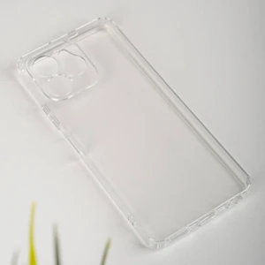 Omix X6 Kılıf Kamera Korumalı Şeffaf Yumuşak Silikon Kılıf