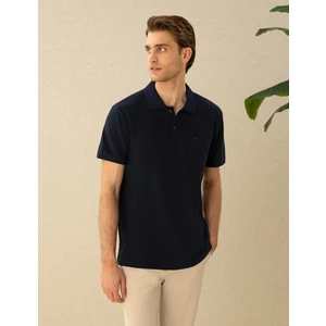 Pierre Cardin Erkek Lacivert Regular Fit Basic Tişört 50291576-VR033
