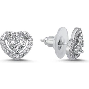 Merano Design 1 cm Heart Küpe