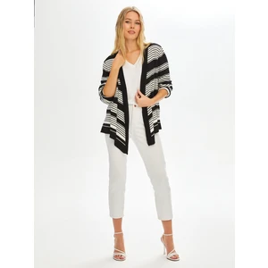 Faik Sönmez Çizgili Triko Hırka 68759