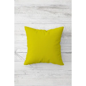 Yağ Yeşili Düz Renk Çift Tarafı Baskılı Gizli Fermuarlı Yastık Kılıfı Kırlent Koltuk Yastık Kılıfı