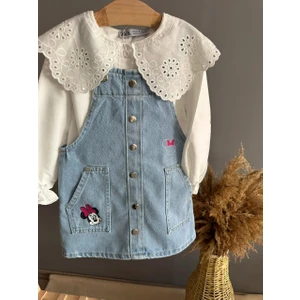 Lolipop Kids Store Kız Çocuk Minie Mause Kot Jile