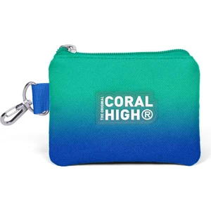 Coral High Kids Yeşil Saks Renk Geçişli Bozuk Para Çantası 21924