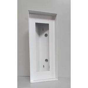 Acil Pano Açılı Diyafon, Zil Paneli, Metal Yön Çevirme ve Koruma Kutusu, Beyaz - (W:15 x H:35 x D:10,5 Mm)