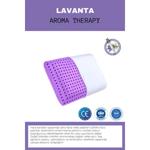 Ortopedik Visco Yastık (Hava Kanallı Mavı  Klasik Visco Yastık 60x40x15 Cm)