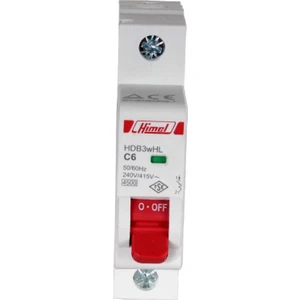 1X6A 4.5ka C Eğrisi Otomatik Sigorta